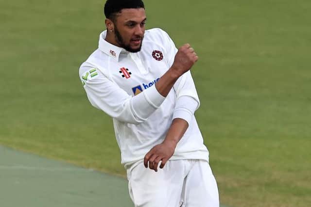 Northants batsman Emilio Gay