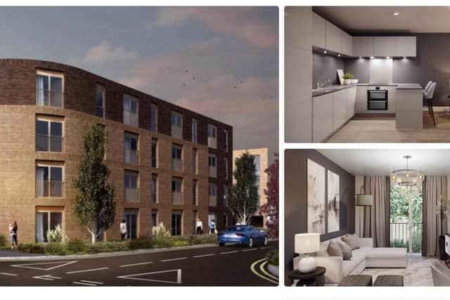 How the flats might look when they're finished