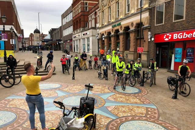 Critical Mass supporters gather