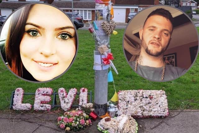 Mum-of-two Levi Davis was killed in the incident and Jake Swords, her boyfriend, died in prison last month.