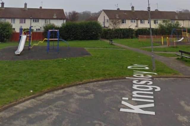 Tuesday's incident started in Kingsley Drive play park