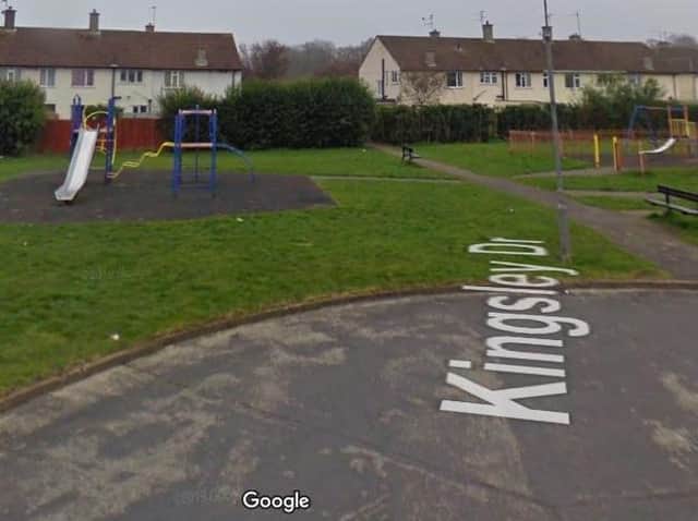 Tuesday's incident started in Kingsley Drive play park