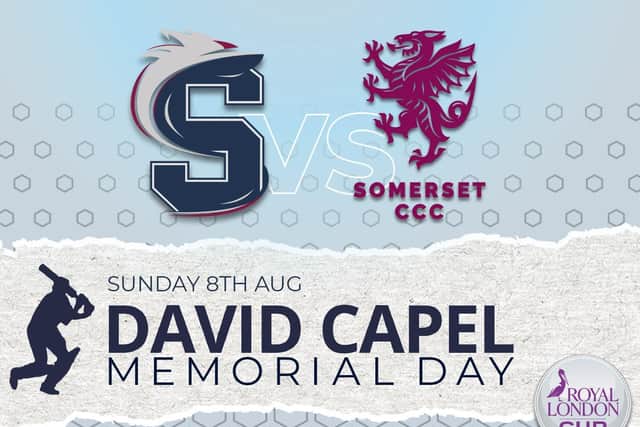 The Steelbacks' match against Somerset on August 8 will be the David Capel Memorial Day