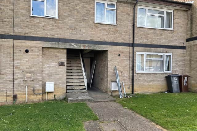The flat in Stour Road has been at the centre of criminal activity. Image: JPI Media