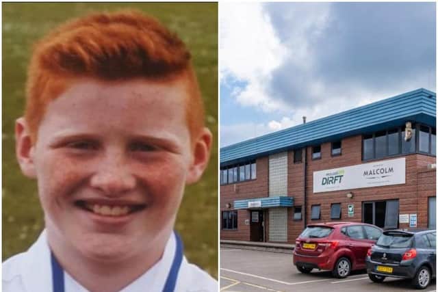 Harrison Ballantyne died at Daventry International Rail Freight Terminal near Crick in 2017