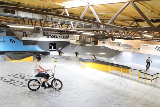 The skatepark is Europe's largest indoor facility