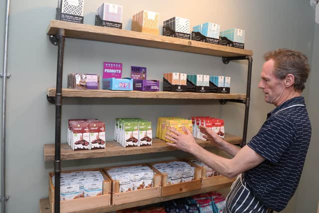 James is stocking vegan, organic and free-from treats