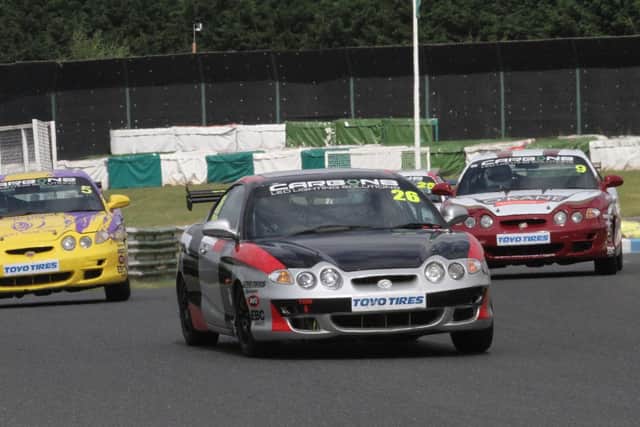 Roger Owens in action at Mallory Park. Picture by Marc Lawerence