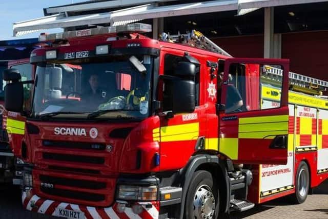 Emergency services were called to the scene