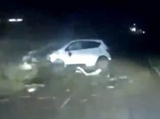 French ends his bid to escape by wrecking the stolen Qashqai