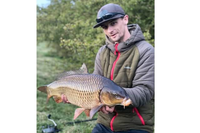 Ian Longdin with one of his catches