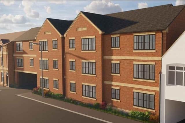 An artist's impression of the site.