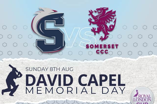 Sunday's clash between the Steelbacks and Somerset will be David Capel Memorial Day