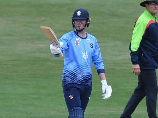 Tom Taylor's unbeaten half-century was the only highlight of the Steelbacks' innings