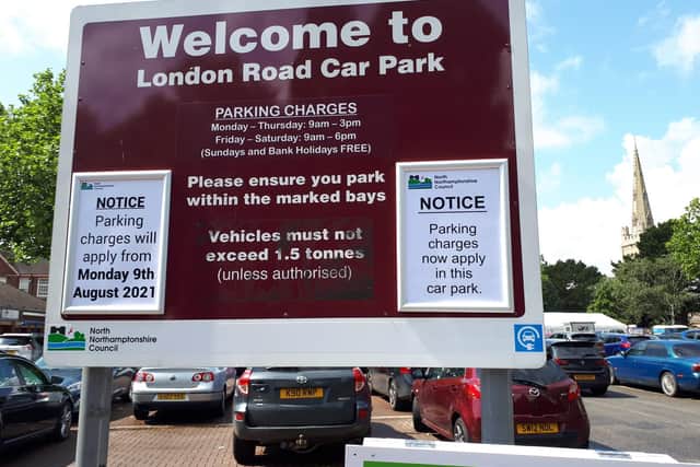 Car parking charges were reinstated on Monday August 9 after a break of 19 months