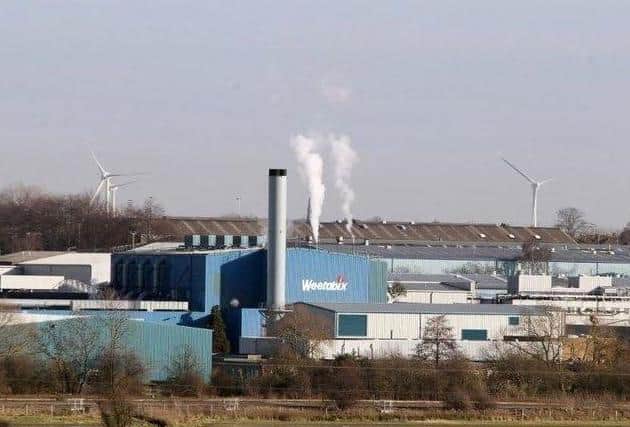 The Weetabix factory at Burton Latimer