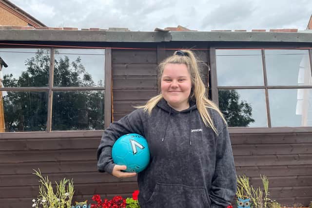 Taylor started off playing football in the back garden