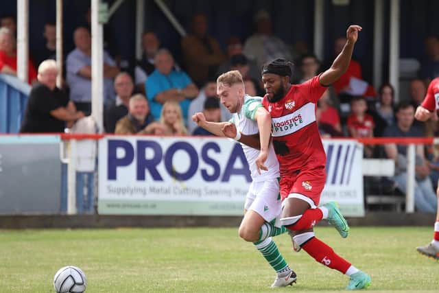 Claudio Ofosu grabbed the only goal of the game on his league debut for the Poppies