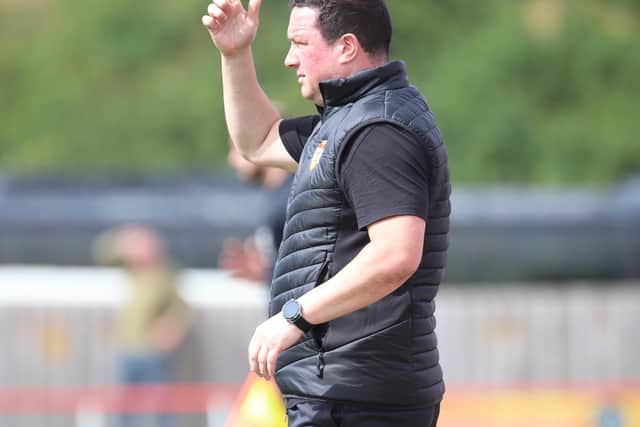 It was a good day for manager Paul Cox as his team made a winning start
