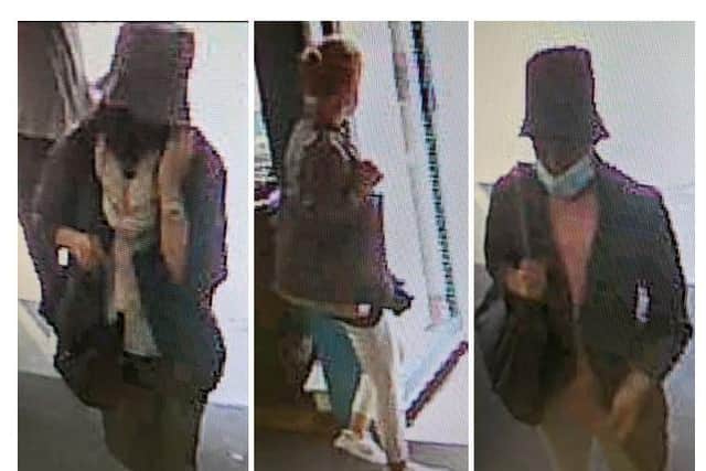 Two women are being sought in connection with an incident
