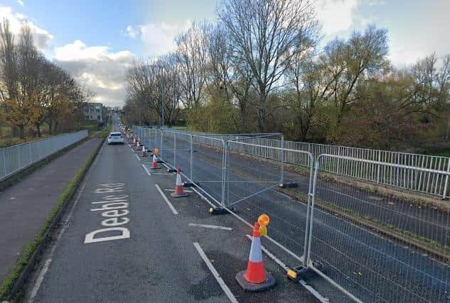 Deeble Road bridge during previous roadworks