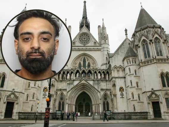 Zeshan Akhtar appeared at the Court of Appeal today