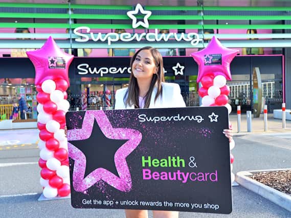 Former Eastenders actress, Jacqueline Jossa, paid a visit to Rushden Lakes to mark the 10th birthday of Superdrug's Health & Beautycard.