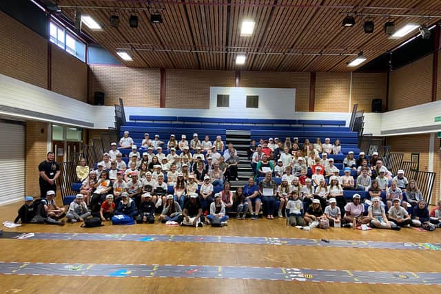 Pupils at the Ferrers School summer school
