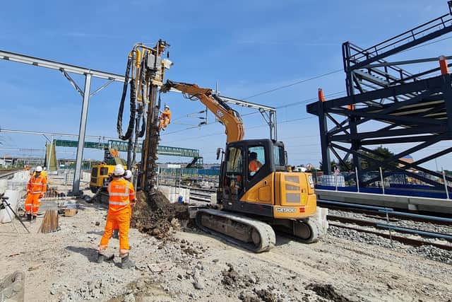 Work on the new Brent Cross West station will again mean disruption to rail passengers from Corby, Kettering and Wellingborough