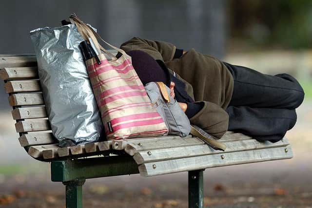 The number of homeless people using Northamptonshire Healthcare NHS Foundation Trust mental health services dropped during the first year of the coronavirus pandemic. Photo: Getty Images