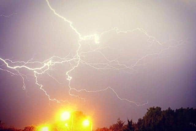 Forecasters are warning storms could hit Northamptonshire on Saturday