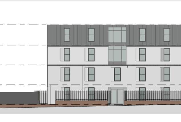 Plans were approved on appeal for a four-storey building