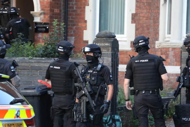 Officers on the scene