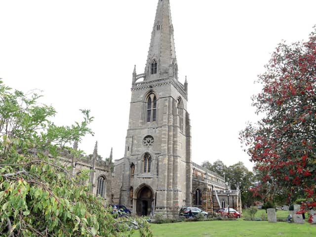An art exhibition takes place in St Mary's Church all weekend