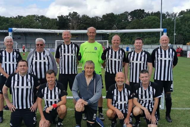 Corby Town’s walking football team were beaten semi-finalists in the inaugural Robin Webster Memorial Walking Football Tournament at Steel Park