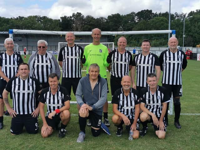 Corby Town’s walking football team were beaten semi-finalists in the inaugural Robin Webster Memorial Walking Football Tournament at Steel Park