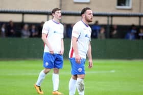 Joe Curtis, pictured during his time at AFC Rushden & Diamonds, was on target for Wellingborough Town as they picked up their first win of the UCL season in midweek