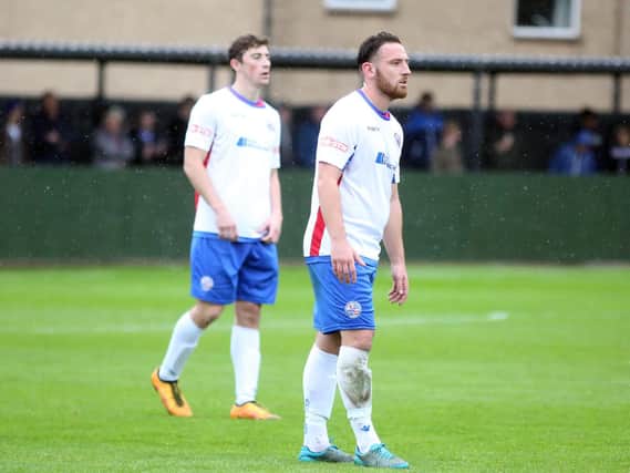 Joe Curtis, pictured during his time at AFC Rushden & Diamonds, was on target for Wellingborough Town as they picked up their first win of the UCL season in midweek