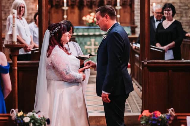 Reverend Kathryn stepped in to save the wedding! Photo: Luke Hardy Photography