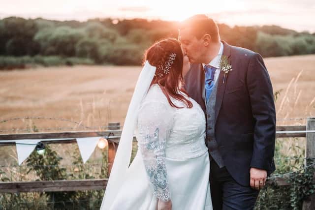 Samantha and Edward Rhodes. Photo: Luke Hardy Photography