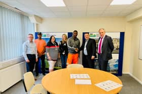 Rav Jones with members of Off the Streets – NN8 meeting with Jason Smithers (Leader of North Northants Council) and Peter Bone MP for Wellingborough