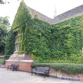 Ivy and Virginia Creeper cover much of the Grade II-listed building