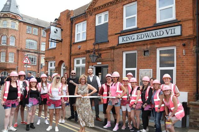 The pub is officially reopened