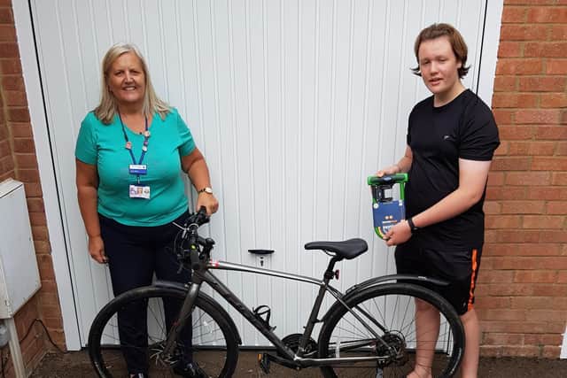 Daniel Vaughan, 15, was very grateful to get his stolen bike back.