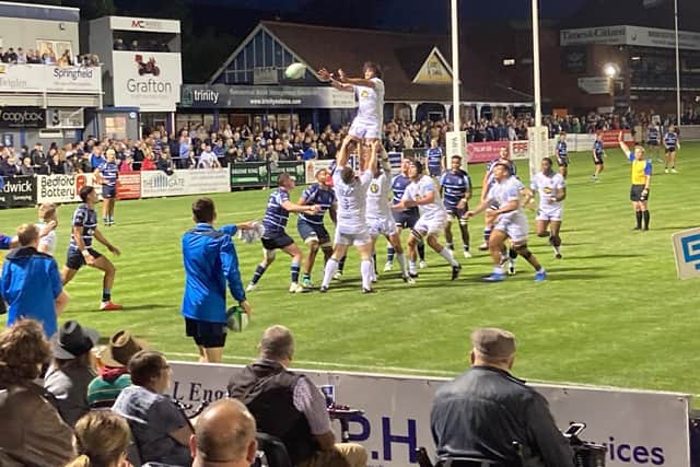 Saints took on Bedford Blues at Goldington Road on Friday night