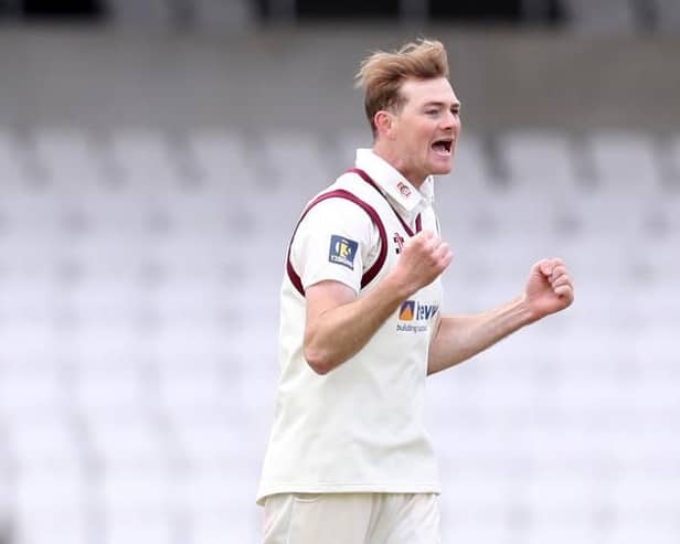 Tom Taylor claimed five for 41 for Northants against Surrey