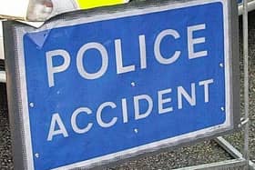 There has been a collision on an M1 slip road near Northampton.
