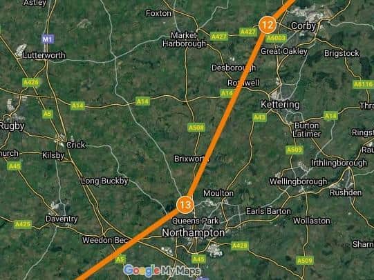 The Arrows will be flying over Corby and Rothwell