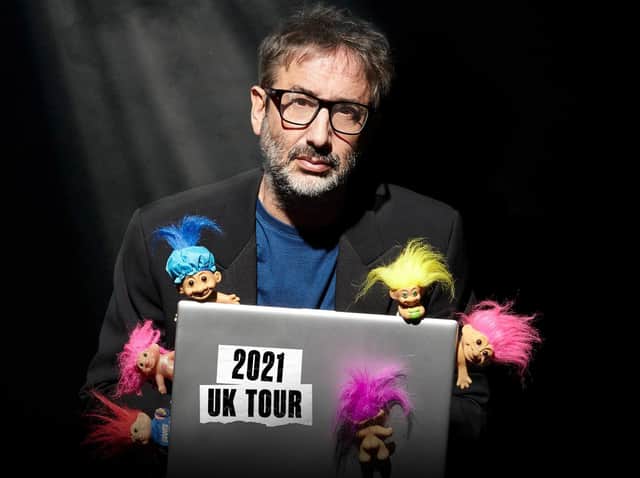 David Baddiel: 'I'm a big fan of the power of comedy, and the power of comedy to displace and defuse and to make people not be so angry'