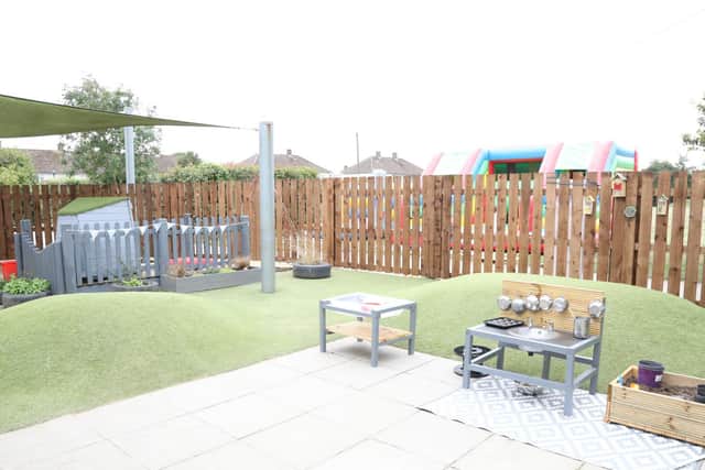 The garden after the makeover